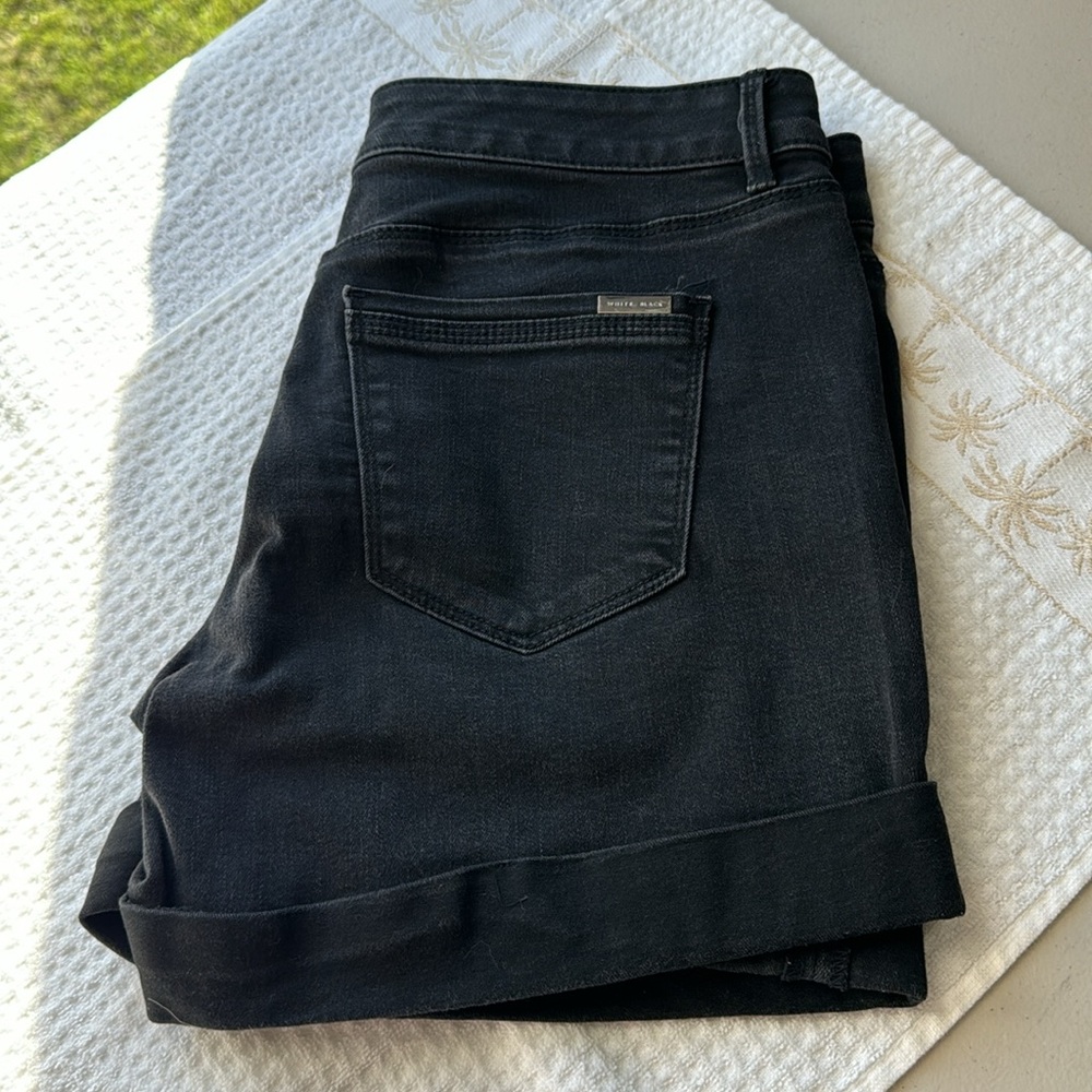 Black Denim shorts